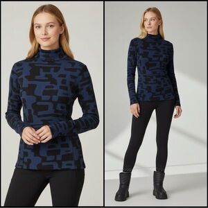 Sweaty Betty Thermal Base Layer Top Graphic Knitted